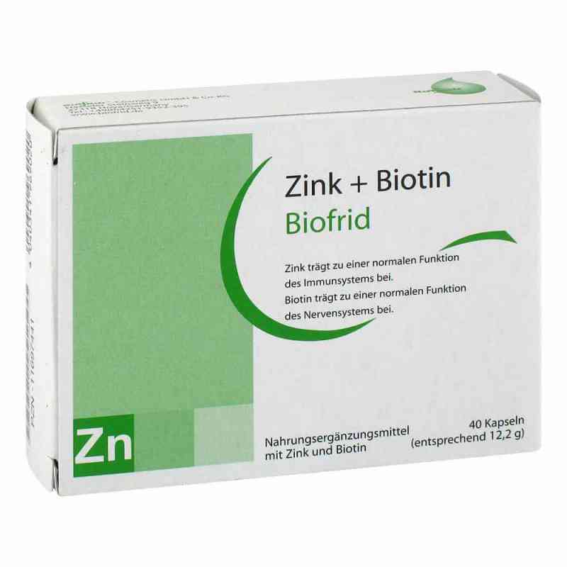 Zink+biotin Kapseln 40 szt. od Biofrid GmbH & Co. KG PZN 11697441