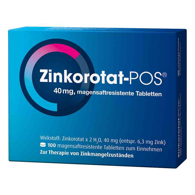 Zinkorotat Pos tabletki 100 szt. od URSAPHARM Arzneimittel GmbH PZN 06340903