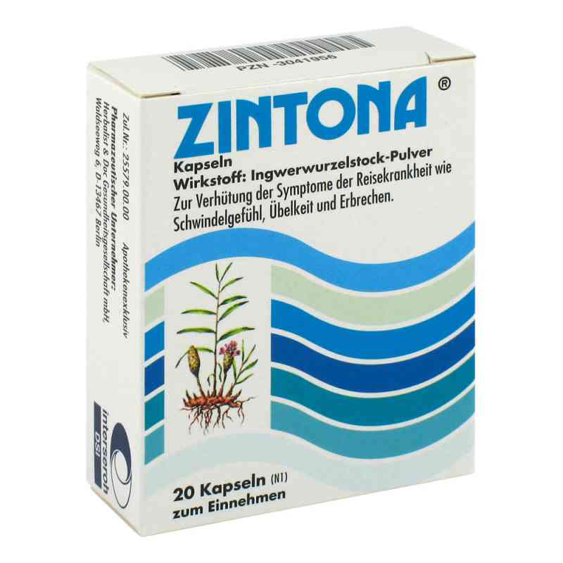 Zintona kapsułki 20 szt. od Grünwalder Gesundheitsprodukte G PZN 03041956