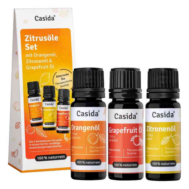 Zitrusöle Set Orangenöl&zitronenöl&grapefruit öl 3X10 ml od Casida GmbH PZN 17941439