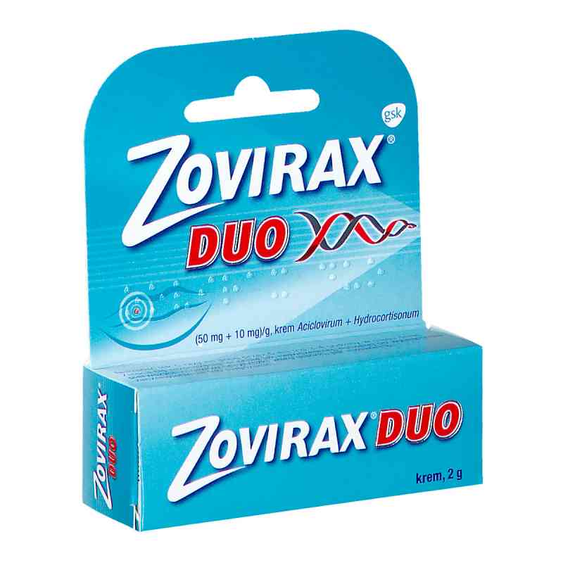 Zovirax Duo krem 2 g od GLAXO OPERATIONS LIMITED PZN 08301337