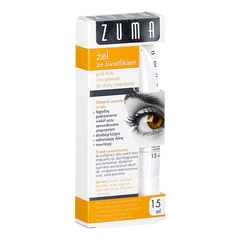 Zuma Żel pod oczy i na powieki ze świetlikiem 15 ml od S-LAB SP. Z O. O. PZN 08305606