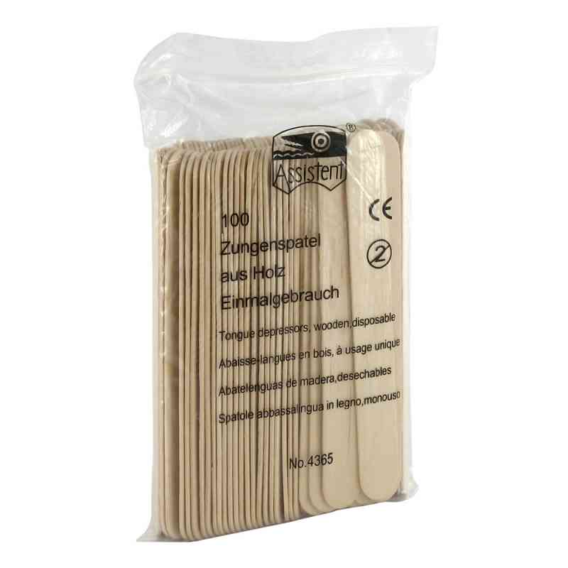 Zungenspatel aus Holz 100 szt. od Lohmann & Rauscher GmbH & Co.KG PZN 00085315