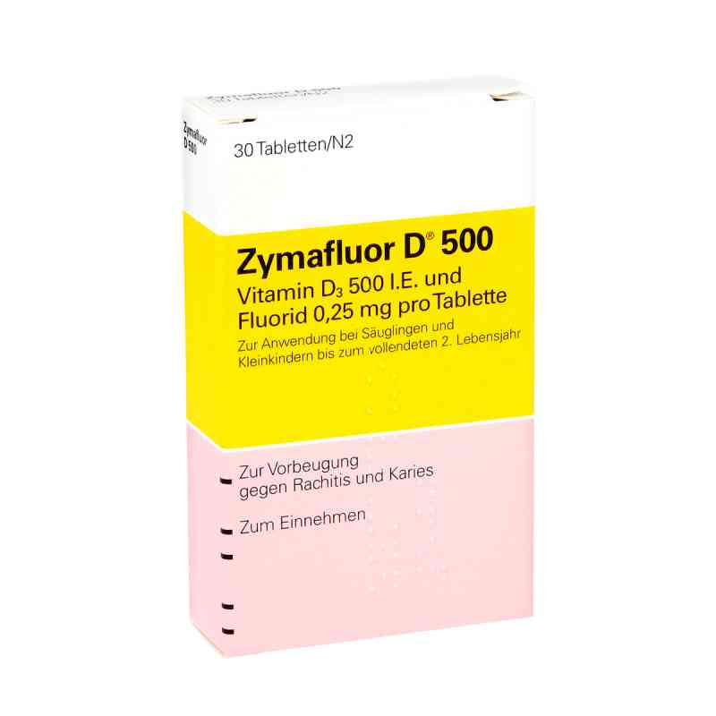 Zymafluor witamina D3 500 i.e. + fluorek 0,25 mg tabletki 30 szt. od Viatris Healthcare GmbH PZN 03665065