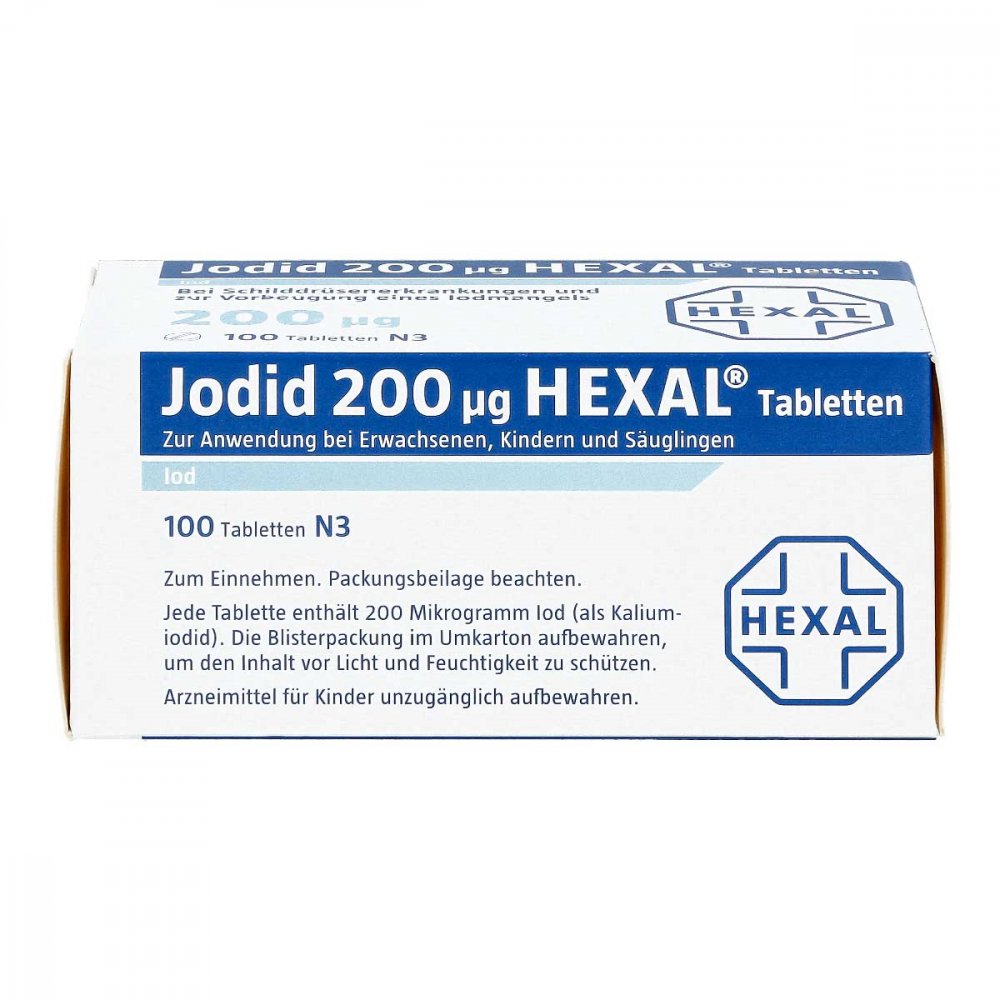 Jodid 200 µg HEXAL, tabletki z jodem apteka - Apo-Discounter.pl