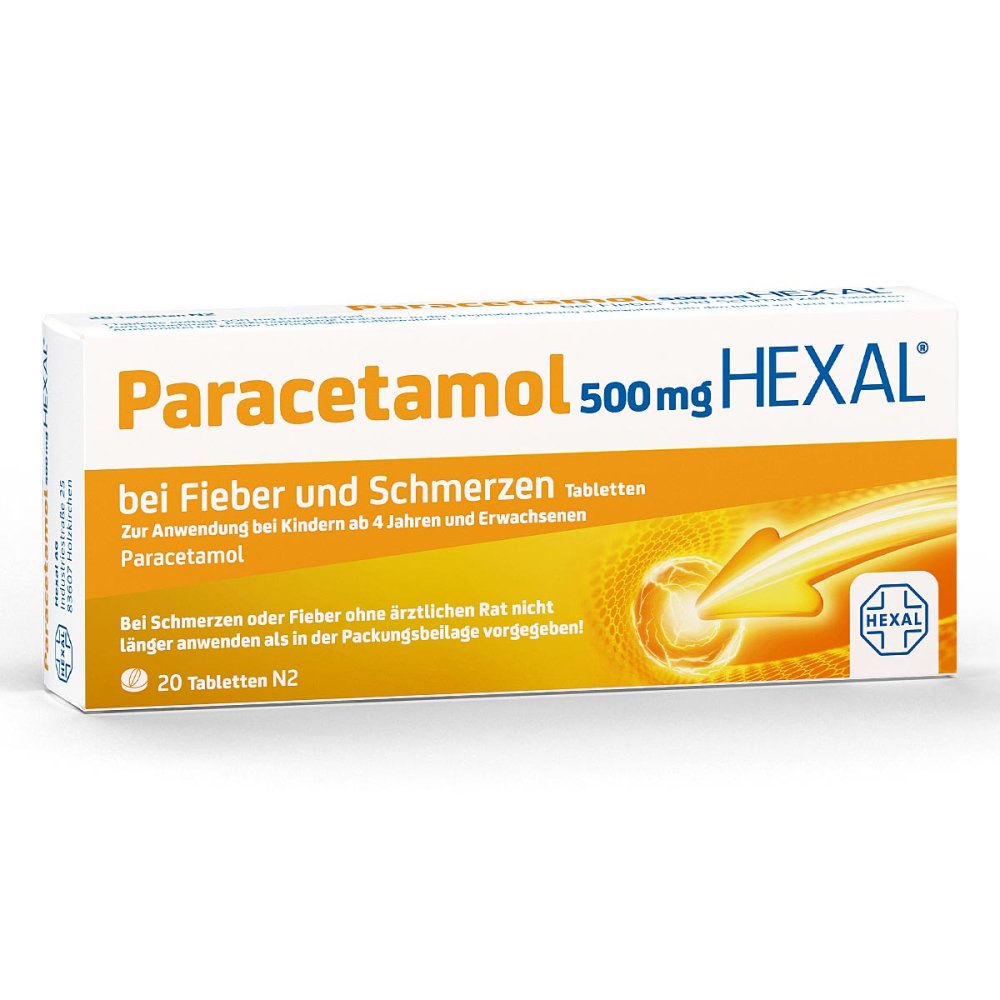 paracetamol p 500 i Hexal i ból, szt. Paracetamol 500mg goraczka tabletki 20