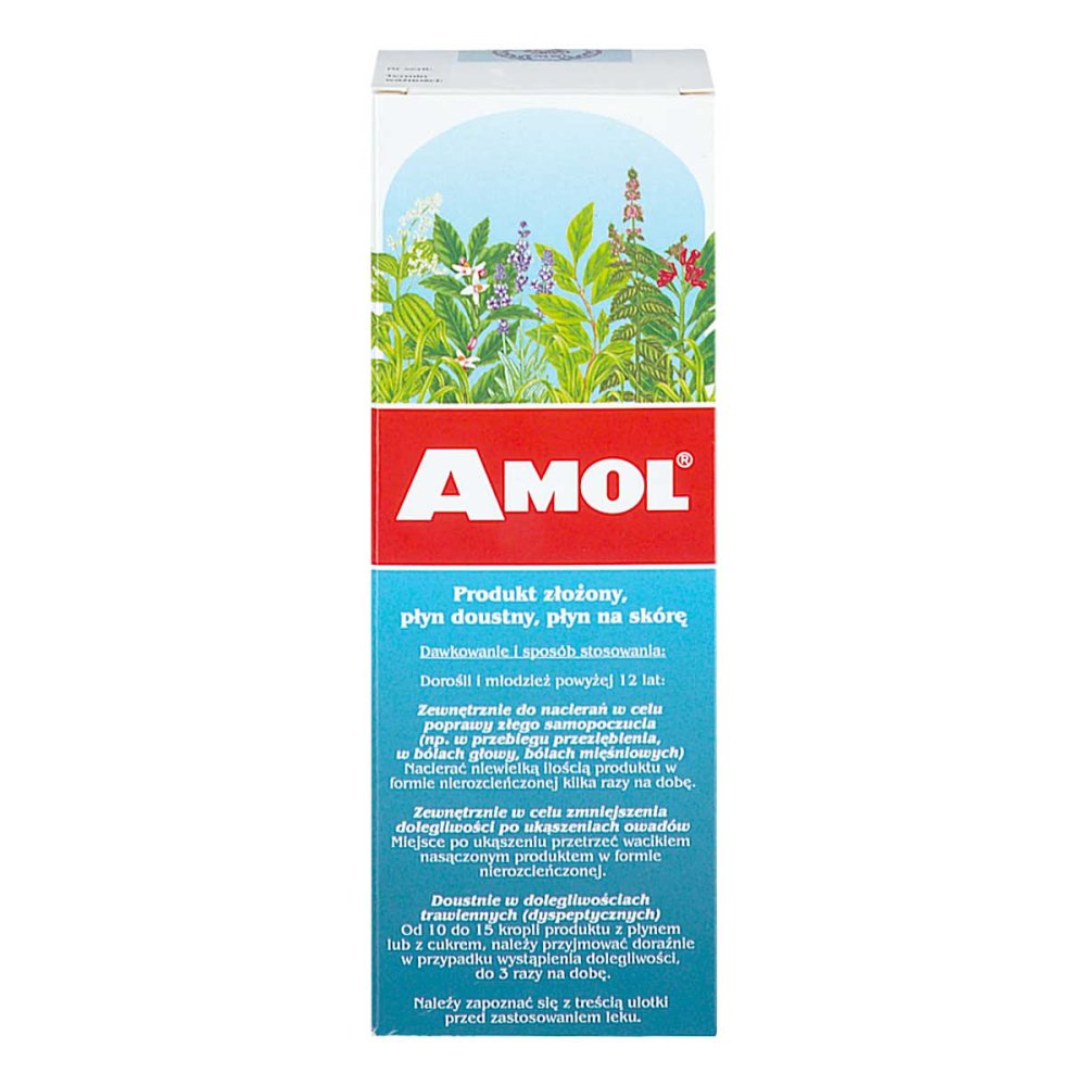 Amol 100 ml płyn do picia, zewnętrznie, Amol skład, cena - Apo ...