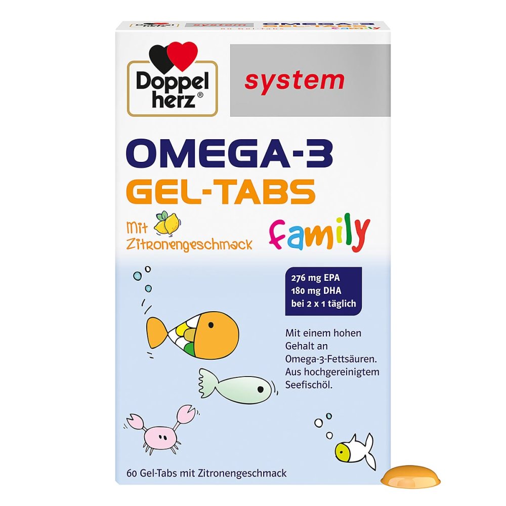 Doppelherz Omega3 Family tabletki do żucia 60 szt.