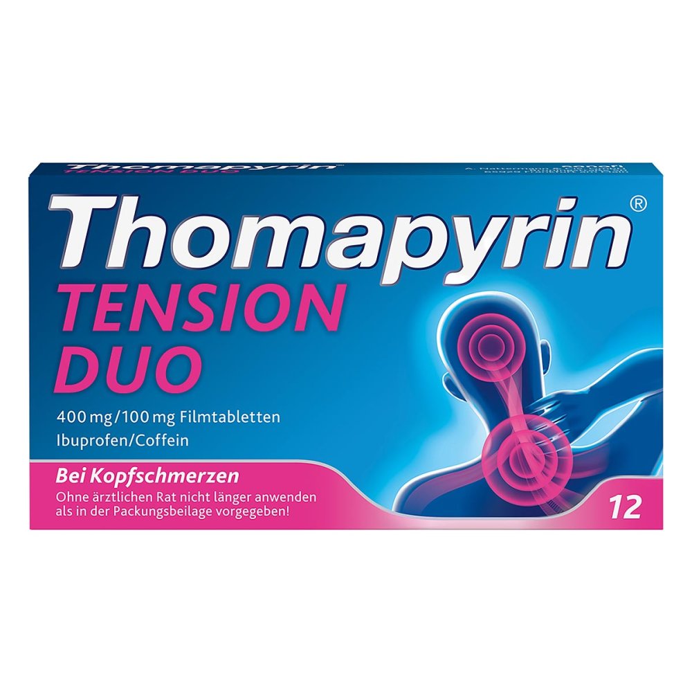 Thomapyrin Tension Duo 400 mg/100 mg Filmtabletten 12 szt.