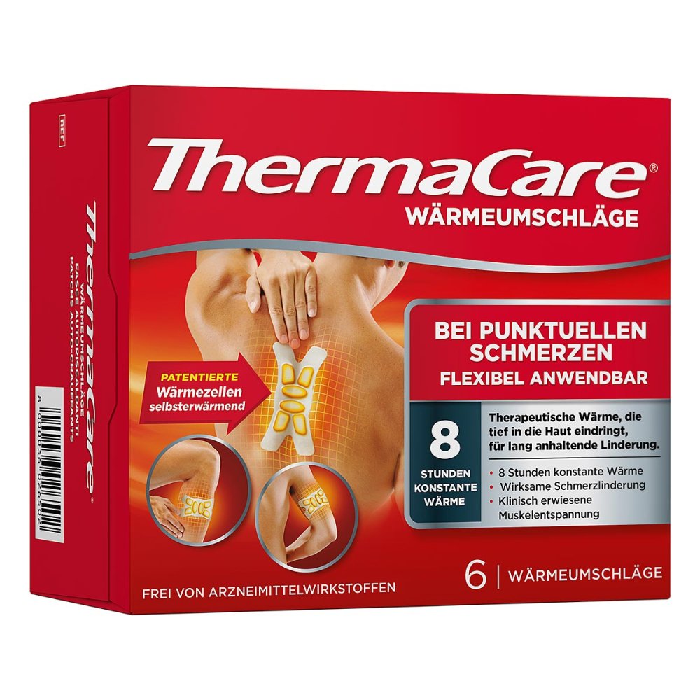 Thermacare Termiczne plastry do bólu miejscowego 6 szt.