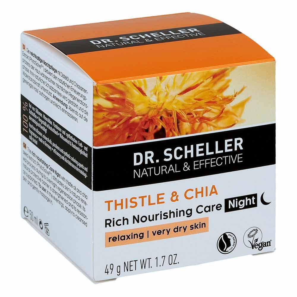 Dr Scheller Distel & Chia Reichhaltige Pflege Dr.scheller Distel&chia krem na noc 50 ml | apteka internetowa apo