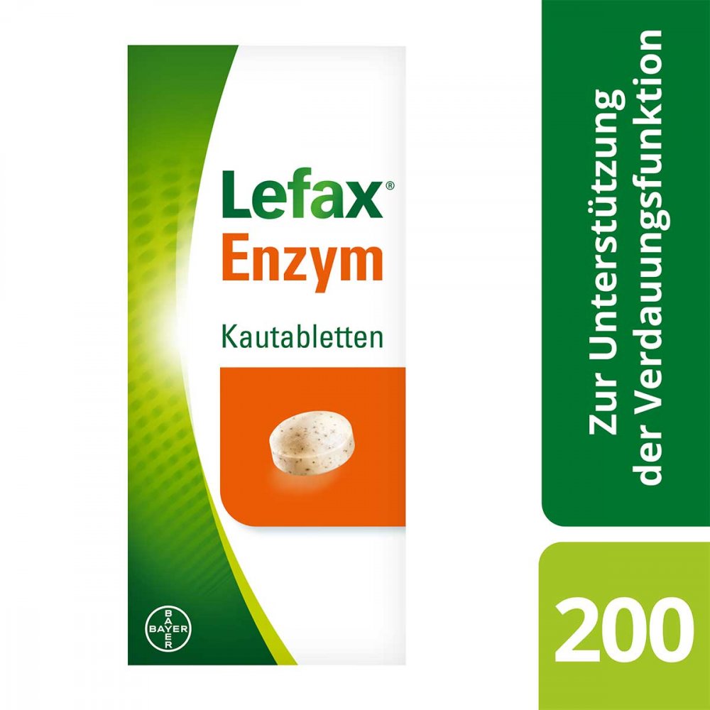 Lefax Enzym Kautabletten 200 szt. | apteka internetowa apo-discounter.pl