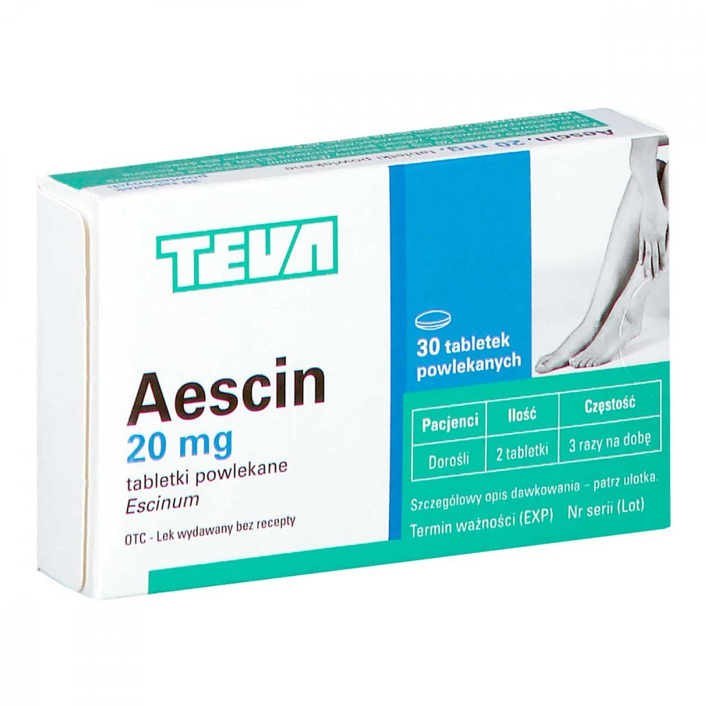 Aescin tabletki 30 | apo-discounter.pl