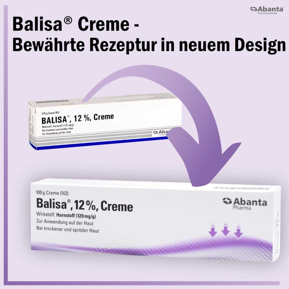Balisa Creme 100g – Pflegende Hautcreme Mit Harnstoff & Dexpanthenol Für Trockene Haut