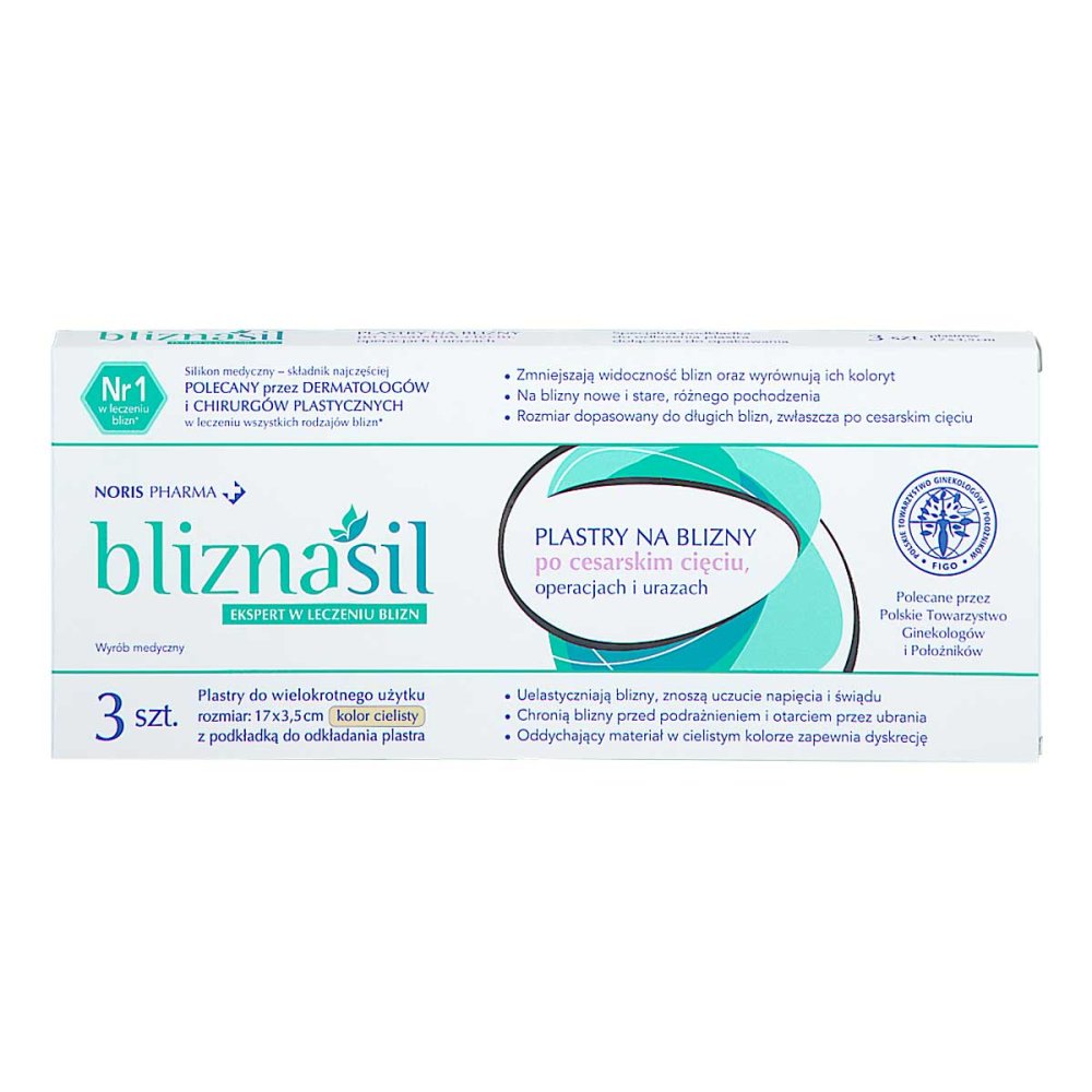Bliznasil plastry, silikonowe plastry na blizny Bliznasil - Apo ...