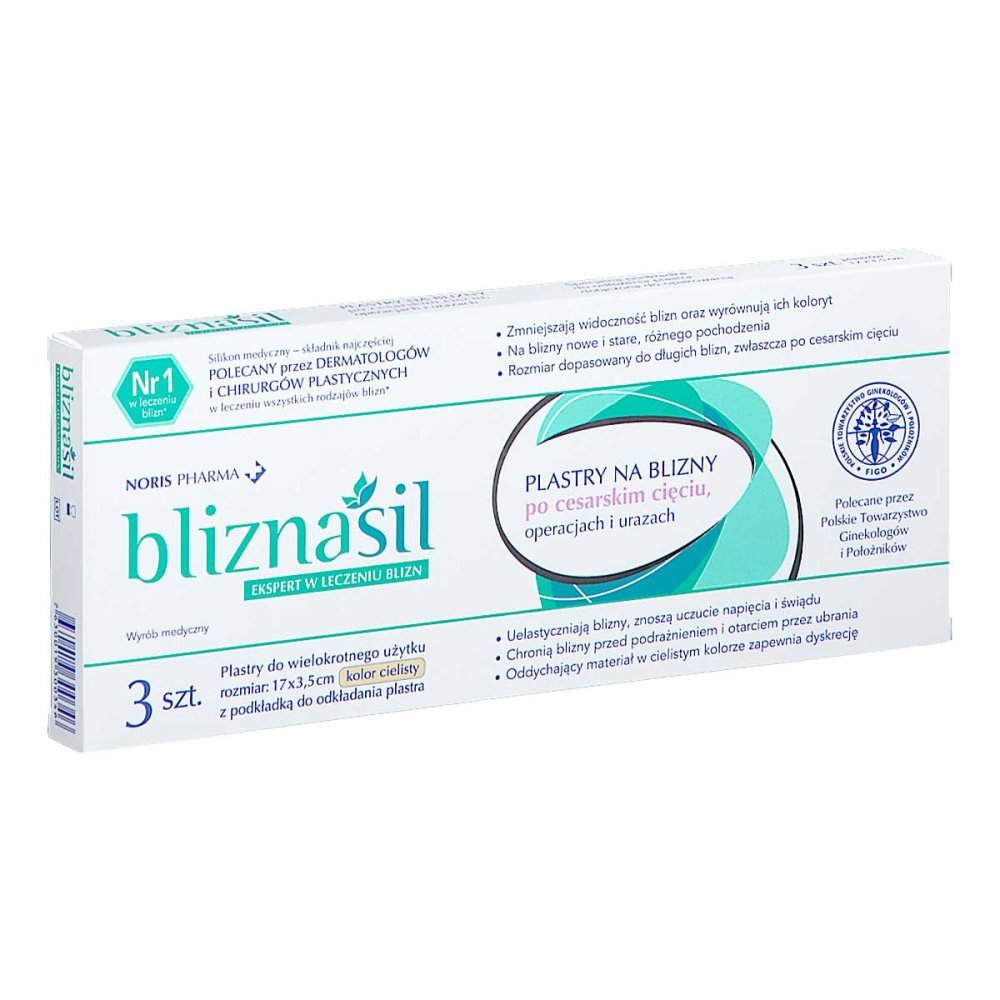 Bliznasil plastry, silikonowe plastry na blizny Bliznasil - Apo ...