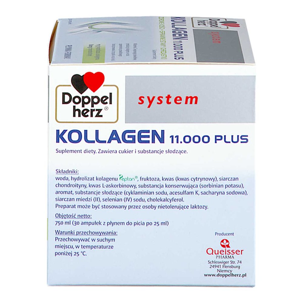 Doppelherz System Kollagen 11.000 PLUS ampułki 30