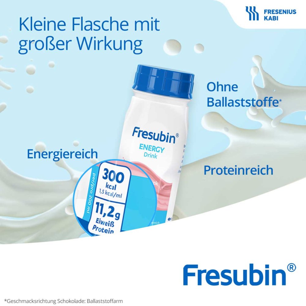 Fresubin Energy Drink Mischkarton Trinkflasche 6X4X200 ml