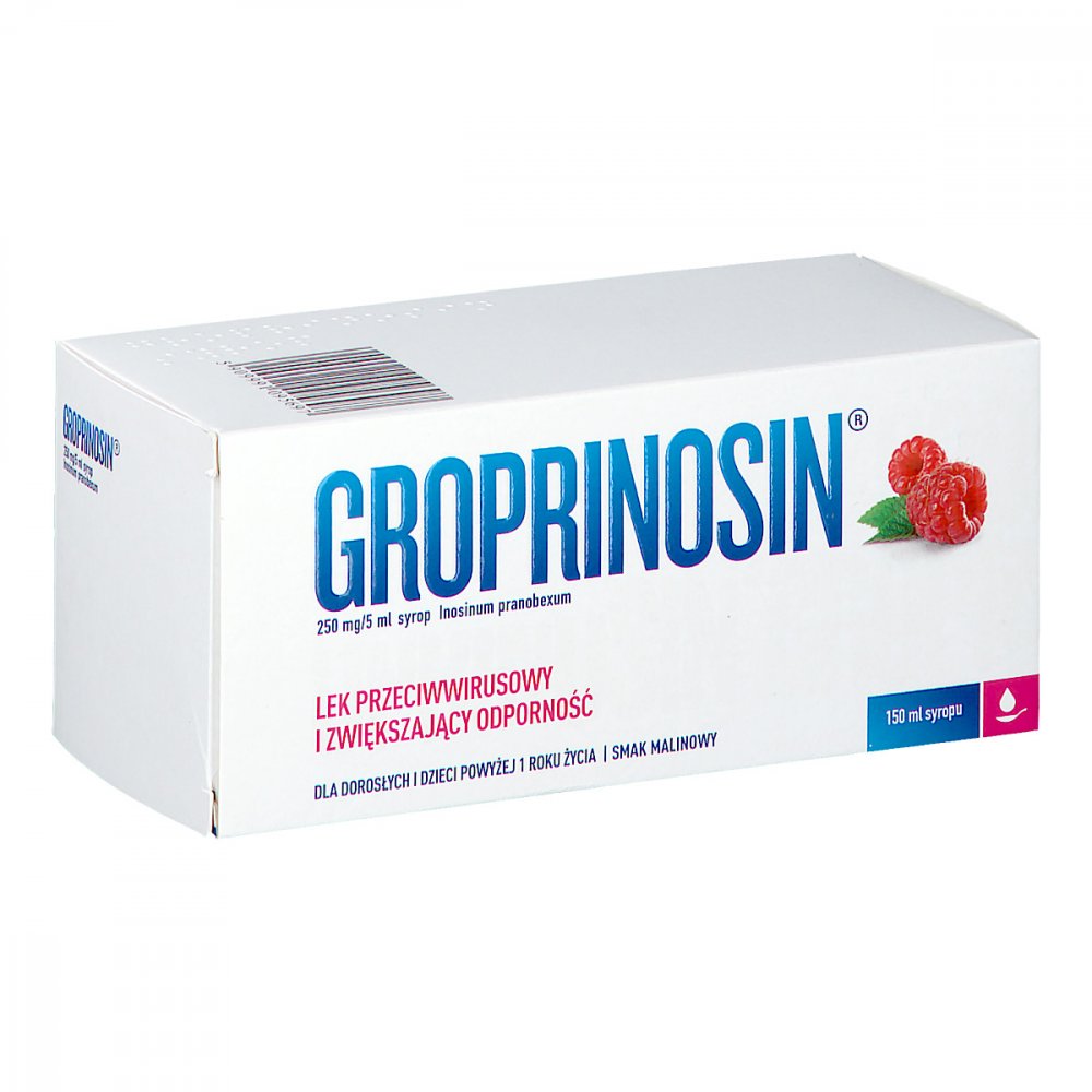 Drop Rinosin Groprinosin syrop dla dzieci i dorosłych cena, apteka - Apo-Discounter.pl