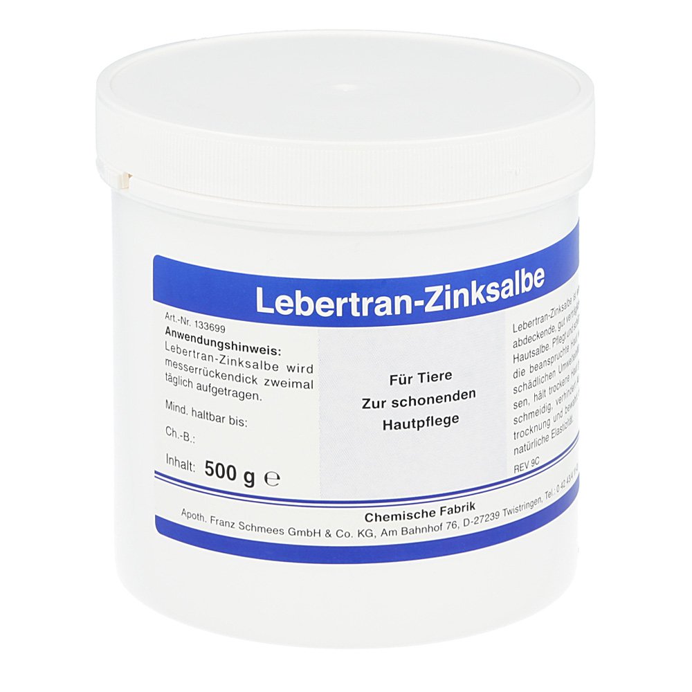 LEBERTRAN ZINKSALBE Vet. 100 G - Tierische Hautpflege