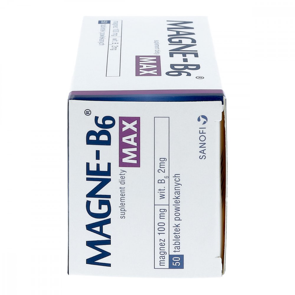 Magne B6 Max, cytrynian magnezu tabletki, suplement diety z magnezem