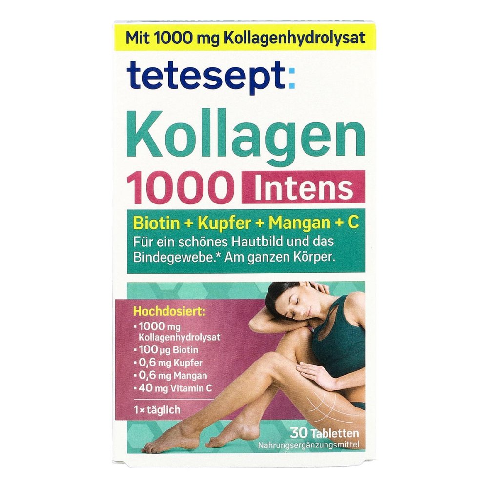 Tetesept Kollagen 1000 Intens Tabletten 30 szt.