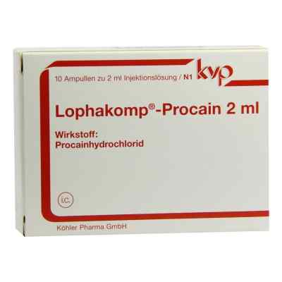 Lophakomp Procain 2 ml Inj.-lsg. 10X2 ml od Köhler Pharma GmbH PZN 00123926