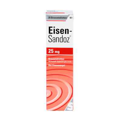 Eisen Sandoz Brausetabl. Eisen Sandoz Brausetabl.