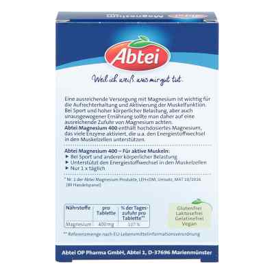 Abtei Magnesium 400 tabletki zamów na apo-discounter.pl