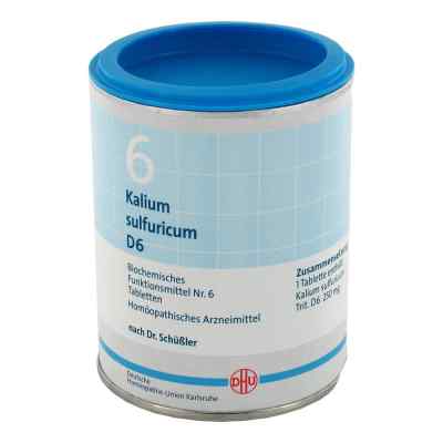 Biochemie Dhu 6 Kalium sulfur.D 6 Tabl. 1000 szt. od DHU-Arzneimittel GmbH & Co. KG PZN 00274281