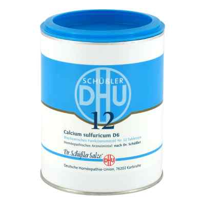 Biochemie Dhu 12 Calcium sulfur.D 6 Tabl. zamów na apo-discounter.pl