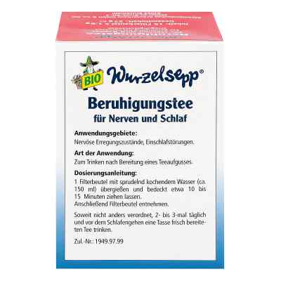 Wurzelsepp Beruhigungstee Bio Btl. Wurzelsepp Beruhigungstee Bio Btl.