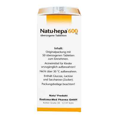Natu Hepa 600 mg ueberzogene Tabl. zamów na apo-discounter.pl