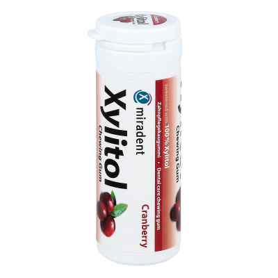 Miradent Xylitol Chewing Gum Cranberry żurawinowa guma do żucia zamów na apo-discounter.pl