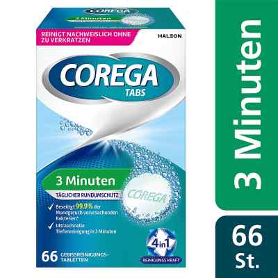 Corega Tabs 3 Minuten tabletki do czyszczenia protez zamów na apo-discounter.pl