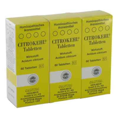 Citrokehl Tabletten 3X80 szt. od SANUM-KEHLBECK GmbH & Co. KG PZN 00733139