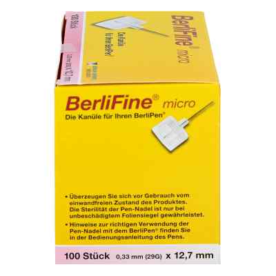 Berlifine Micro Kanuelen 0,33x12,7 mm zamów na apo-discounter.pl