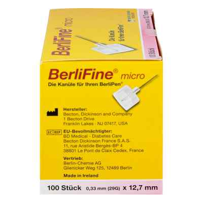 Berlifine Micro Kanuelen 0,33x12,7 mm zamów na apo-discounter.pl