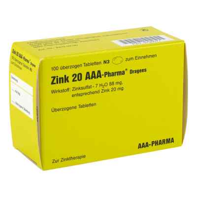 Zink 20 Aaa Pharma Dragees zamów na apo-discounter.pl