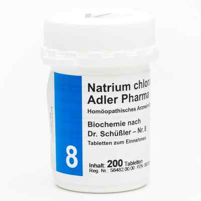 Biochemie Adler 8 Natrium chlor.D6 Adl.ph. Tabl. 200 szt. od Adler Pharma Produktion und Vert PZN 00833332