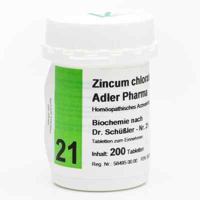 Biochemie Adler 21 Zincum chlor.D12 Adl.p. Tabl. 200 szt. od Adler Pharma Produktion und Vert PZN 00833504