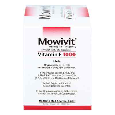 Mowivit Vitamin E 1000 Kapseln zamów na apo-discounter.pl