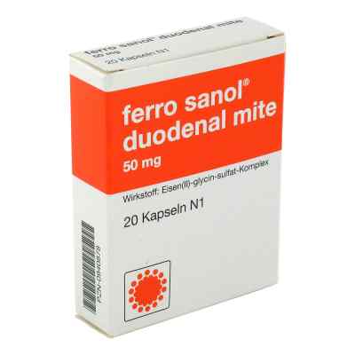 Ferro Sanol duo mite 50mg magens.r.Pel.i.Kps. zamów na apo-discounter.pl