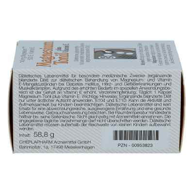 Magnesium Tonil plus wit. E kapsułki zamów na apo-discounter.pl