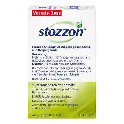Stozzon chlorofil w drażetkach duże opakowanie zamów na apo-discounter.pl