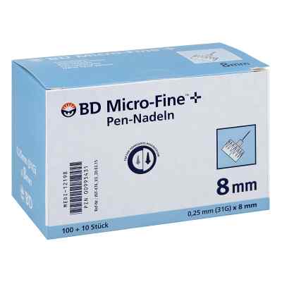 Bd Micro Fine Kanuele 0,25x8 mm 110 szt. od Medi-Spezial PZN 00995431
