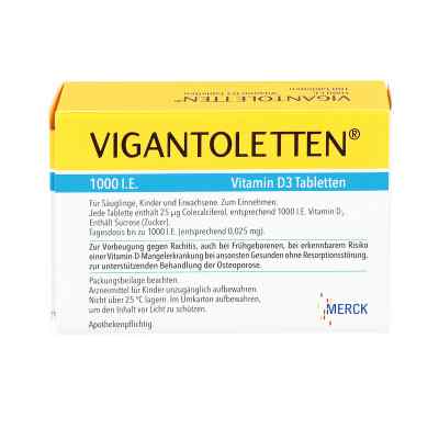 Vigantoletten 1000 I.e. Vitamin D3 Tabletten Vigantoletten 1000 I.e. Vitamin D3 Tabletten