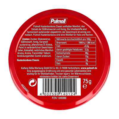 Pulmoll Classic cukierki na kaszel zamów na apo-discounter.pl