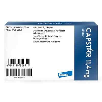 Capstar 11,4 mg f.Katzen u.kleine Hunde Tabl. zamów na apo-discounter.pl