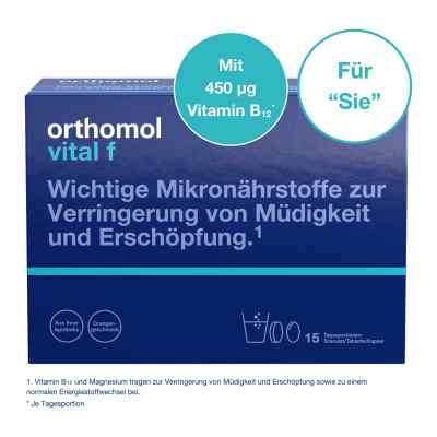 Orthomol Vital F 15 granulat/ kapsułka+ tabletka zamów na apo-discounter.pl